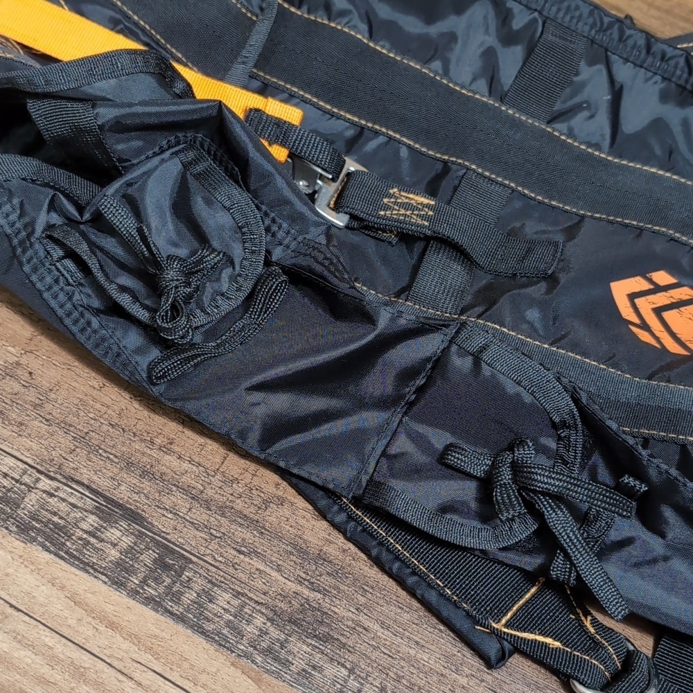 WRASCAL ARCH'R Tactical Backpack With Quick Release Strap in Black and Orange - Picture 7 of 14